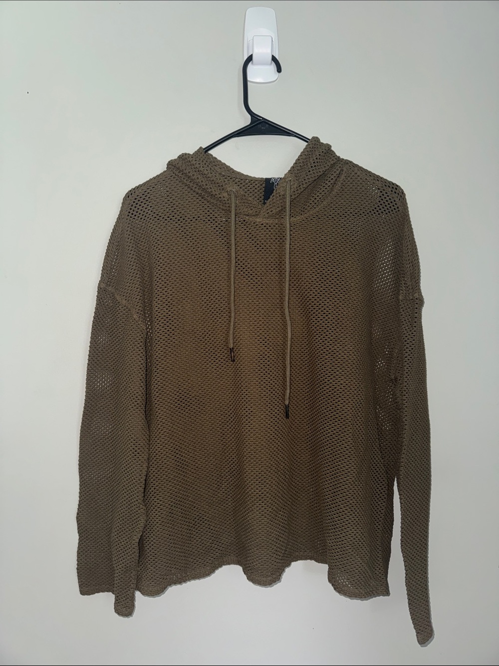Electric & Rose Woman’s Mesh Crewneck Hoodie - Green